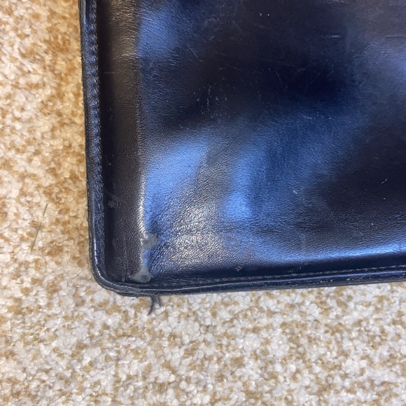 Hartmann black leather briefcase quiet luxury - Picture 11 of 17